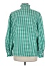Unbranded 100% Polyester Checkered-gingham Green Long Sleeve Blouse Size M - photo 2