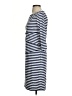 J. McLaughlin Stripes Blue Casual Dress Size S - photo 5