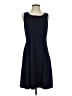 Lark & Ro Solid Blue Casual Dress Size 4 - photo 1