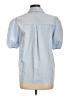 Unbranded 100% Polyester Blue Short Sleeve Blouse Size L (estimated) - photo 2