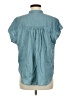 Universal Thread 100% Cotton Teal Short Sleeve Blouse Size M - photo 2