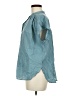 Universal Thread 100% Cotton Teal Short Sleeve Blouse Size M - photo 5
