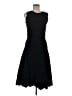 Milly Solid Black Cocktail Dress Size M - photo 1