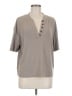 Varley Gray Short Sleeve Henley Size M - photo 1