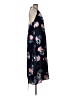 Simplee 100% Polyester Floral Blue Casual Dress Size L - photo 4