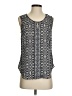 Laundry by Shelli Segal 100% Polyester Black Sleeveless Blouse Size XS - photo 1