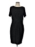Roz & Ali Polka Dots Black Casual Dress Size L - photo 1