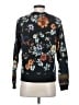 Johnny Was Floral Black Pullover Sweater Size XXS - photo 2