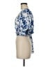 VICI Blue 3/4 Sleeve Blouse Size M - photo 5