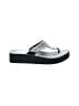 Skechers Silver Flip Flops Size 9 - photo 1
