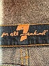 7 For All Mankind Chevron-herringbone Blue Jeans Size 31 waist - photo 6