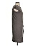 Mod-O-Doc 100% Cotton Solid Gray Casual Dress Size XS - photo 4
