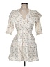 Assorted Brands 100% Polyester Floral Ivory Cocktail Dress Size M - photo 1