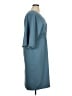 Theia 100% Polyester Solid Teal Cocktail Dress Size 16 - photo 4