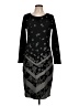 Lularoe Graphic Black Cocktail Dress Size L - photo 1