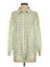 Zara Checkered-gingham Green Long Sleeve Blouse Size S - photo 1