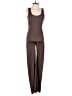 Unbranded Solid Brown Jumpsuit Size S - photo 1