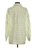 Zara Checkered-gingham Green Long Sleeve Blouse Size S - photo 2