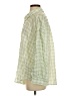 Zara Checkered-gingham Green Long Sleeve Blouse Size S - photo 5