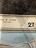 Rag & Bone Solid Blue Jeans Size 27 waist - photo 7