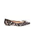 J.Crew Animal Print Brown Flats Size 7 1/2 - photo 1