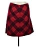 Talbots Argyle Red Wool Skirt Size 14 - photo 1