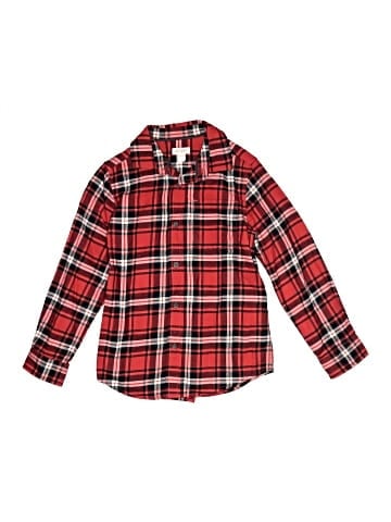 Cat & Jack Long Sleeve Button-Down Shirt (view 1)