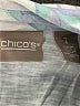 Chico's Tropical Blue 3/4 Sleeve Blouse Size Med (1) - photo 7
