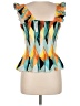 Torrid Orange Sleeveless Blouse Size Med Plus (00) - photo 2