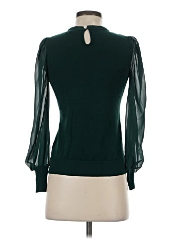 Indigo Rose Long Sleeve Blouse (view 2)