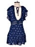 Free People 100% Viscose Stars Blue Romper Size XS - photo 2