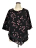 Alfani 100% Polyester Black 3/4 Sleeve Blouse Size 1X - photo 1