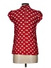 Circus 100% Rayon Polka Dots Red Short Sleeve Turtleneck Size 12 - photo 2