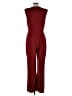 Calvin Klein Solid Burgundy Jumpsuit Size 12 - photo 2