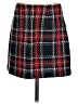 Unbranded 100% Polyester Plaid Blue Casual Skirt Size 4 - photo 1