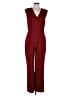 Calvin Klein Solid Burgundy Jumpsuit Size 12 - photo 1