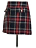 Unbranded 100% Polyester Plaid Blue Casual Skirt Size 4 - photo 2