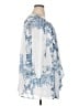 Roaman's 100% Polyester Blue 3/4 Sleeve Blouse Size 16 - photo 4