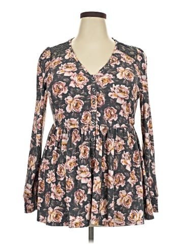 Torrid Long Sleeve Blouse (view 1)
