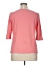 Lands' End Pink 3/4 Sleeve Top Size XL - photo 2