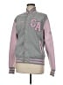 Assorted Brands 100% Polyester Gray Track Jacket Size M - photo 1
