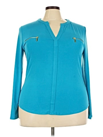 INC International Concepts Long Sleeve Blouse (view 1)