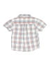 Zara Kids Plaid Orange Short Sleeve Button-Down Shirt Size 2 - 3 - photo 2