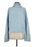 APRICOT Blue Turtleneck Sweater Size 6 - photo 1