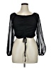 Unbranded Black Long Sleeve Blouse Size 1X - photo 1