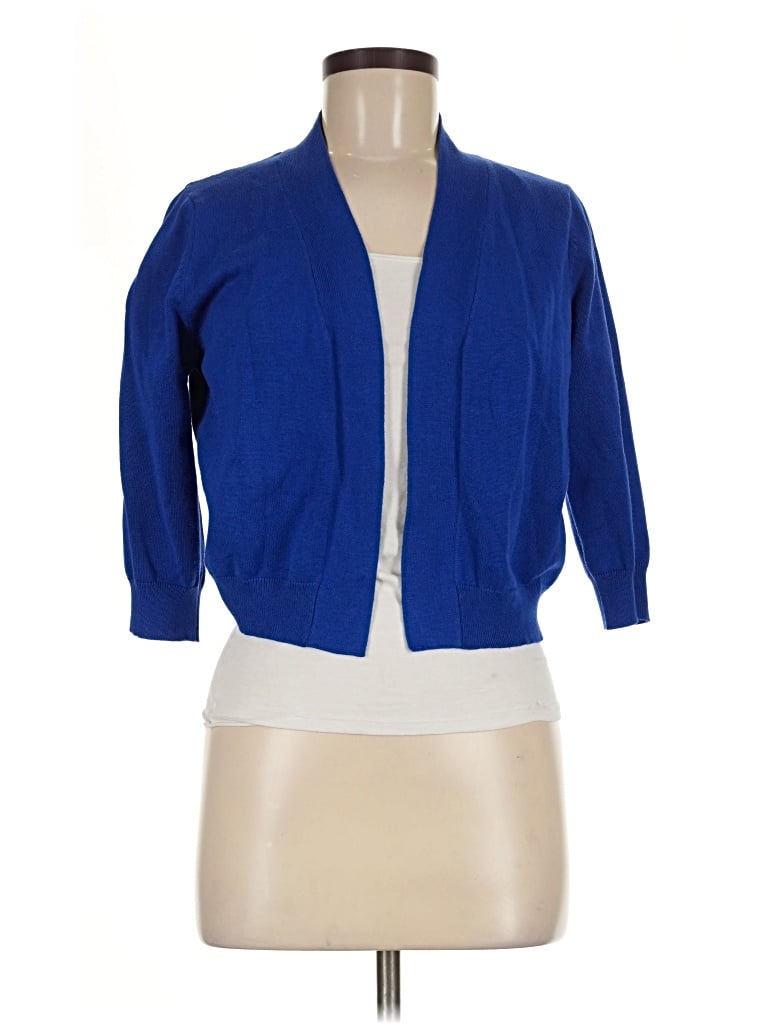 Pre-owned Grace Karin Cardigan Sweater In Blue