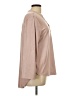 Absolutely Famous Tan Long Sleeve Blouse Size L - photo 4