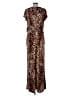 Vince Camuto Animal Print Brown Jumpsuit Size XL - photo 2