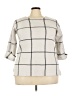 Tahari Checkered-gingham Ivory Pullover Sweater Size 2X - photo 1