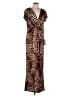 Vince Camuto Animal Print Brown Jumpsuit Size XL - photo 1